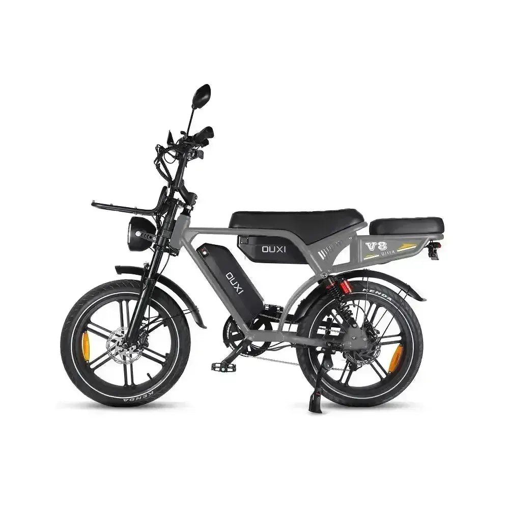 Ouxi V8 Ultra Max - Tummanharmaa - Ruskea satula