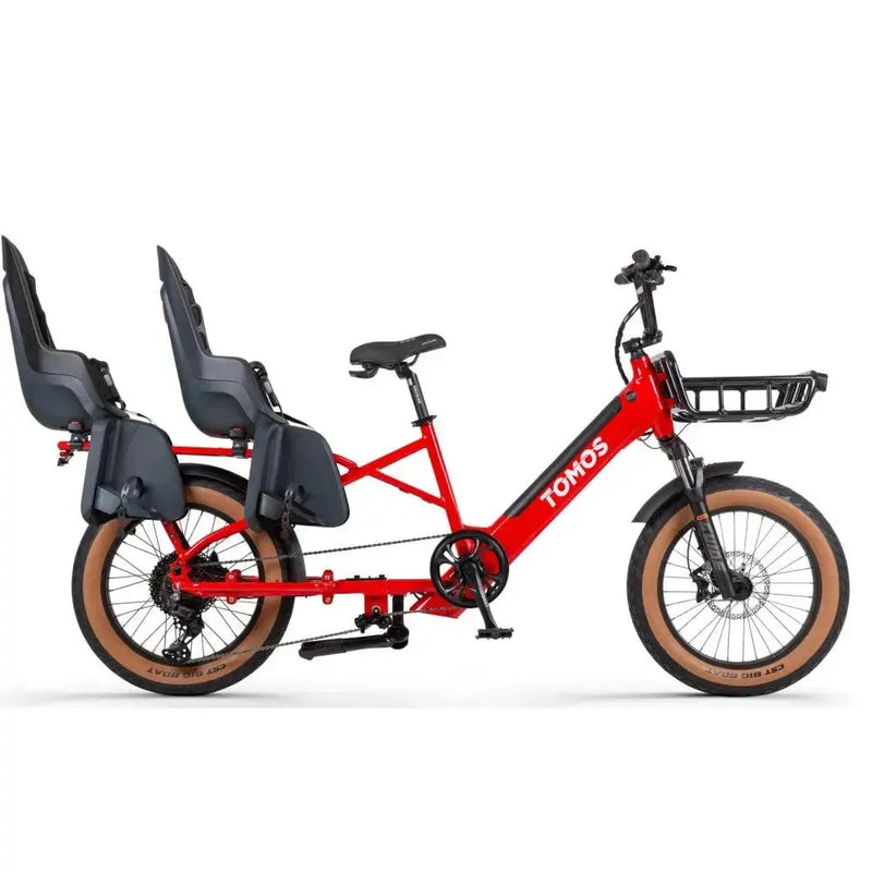 Tomos E-Cargo - Longtail - Punainen